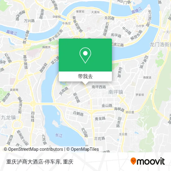 重庆泸商大酒店-停车库地图