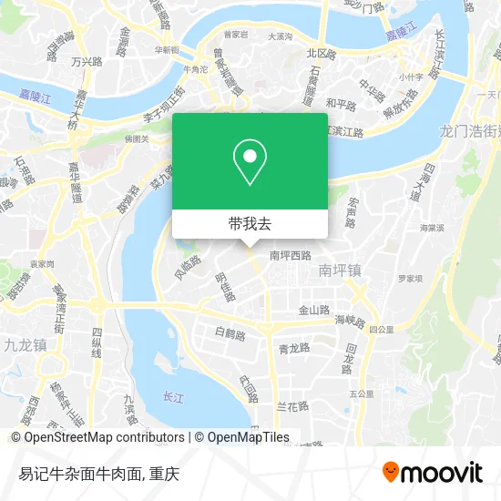 易记牛杂面牛肉面地图