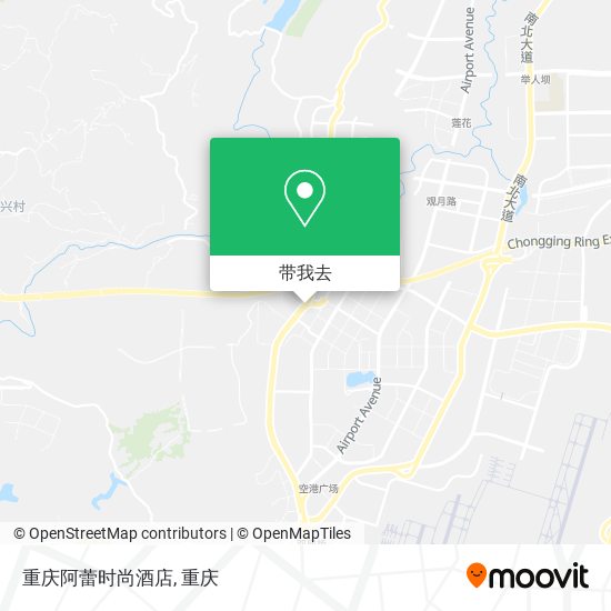 重庆阿蕾时尚酒店地图