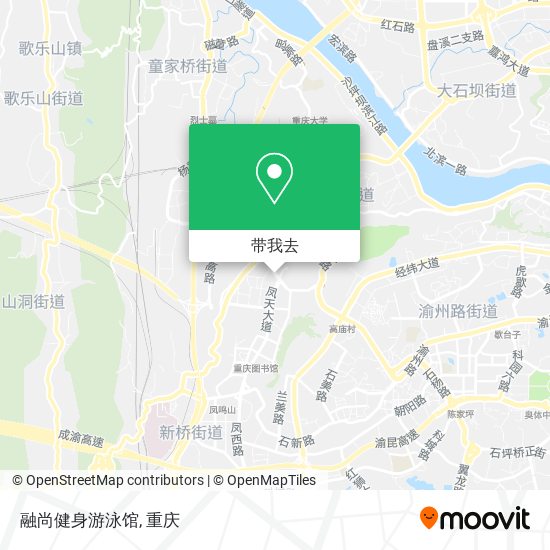 融尚健身游泳馆地图