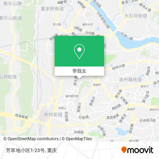 芳草地小区1-23号地图