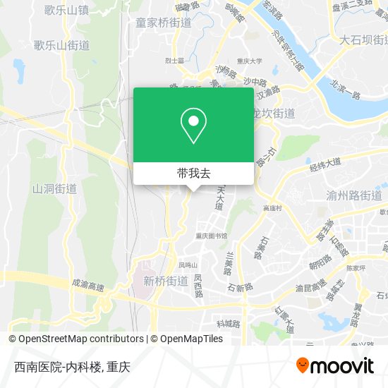 西南医院-内科楼地图