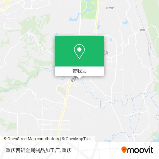 重庆西铝金属制品加工厂地图