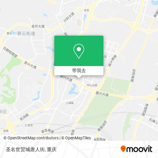 圣名世贸城唐人街地图