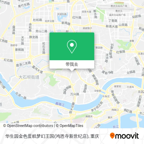 华生园金色蛋糕梦幻王国(鸿恩寺新世纪店)地图