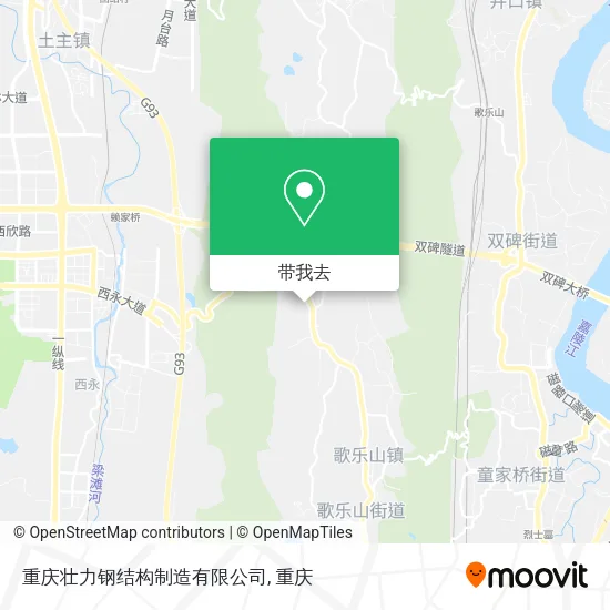 重庆壮力钢结构制造有限公司地图