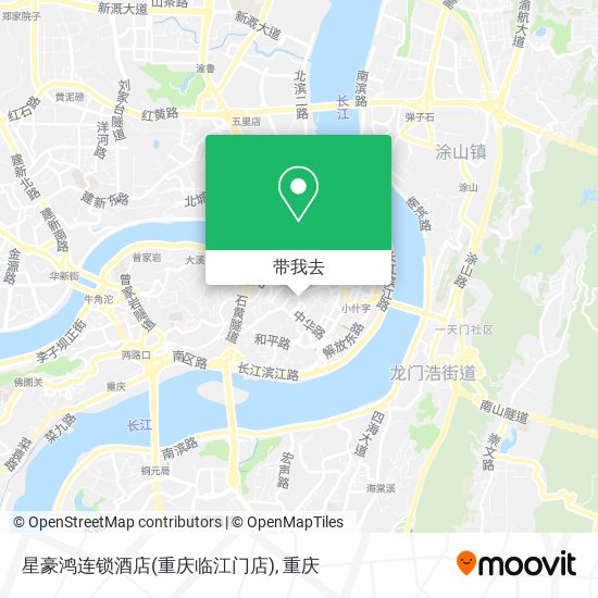 星豪鸿连锁酒店(重庆临江门店)地图