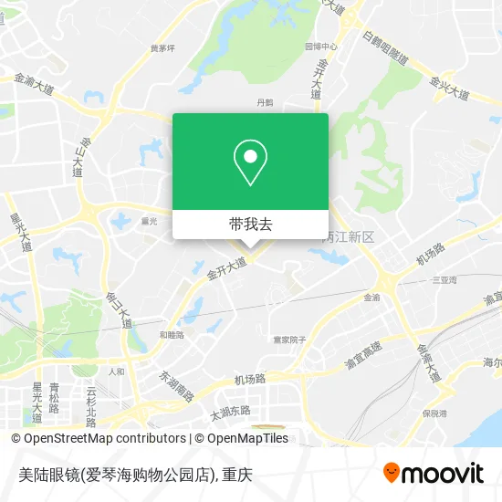 美陆眼镜(爱琴海购物公园店)地图