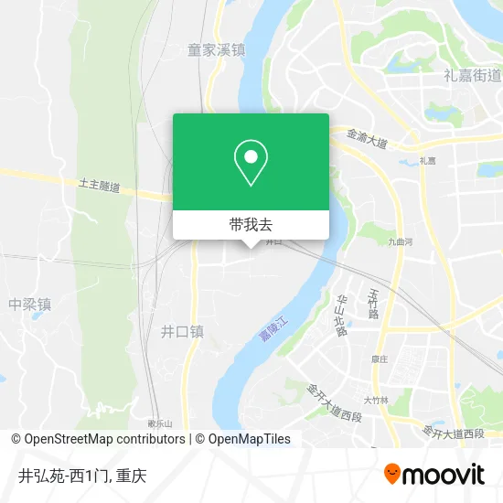 井弘苑-西1门地图