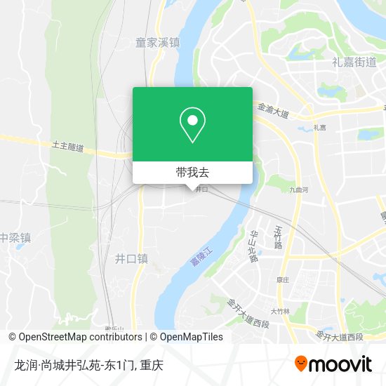 龙润·尚城井弘苑-东1门地图