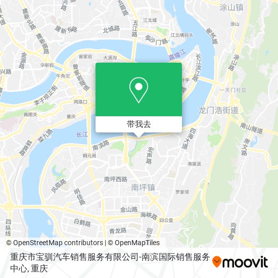 重庆市宝驯汽车销售服务有限公司-南滨国际销售服务中心地图