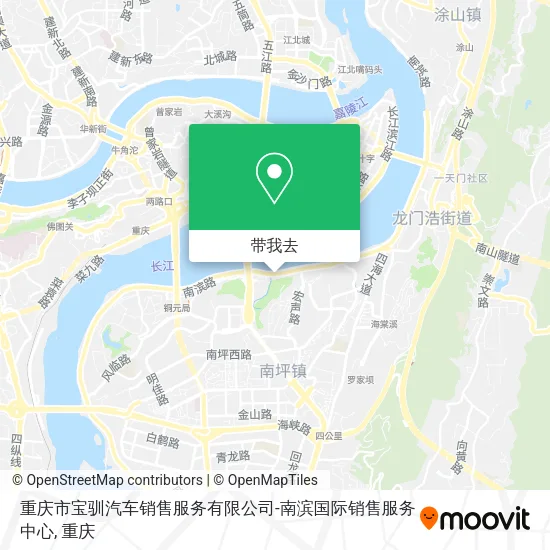 重庆市宝驯汽车销售服务有限公司-南滨国际销售服务中心地图