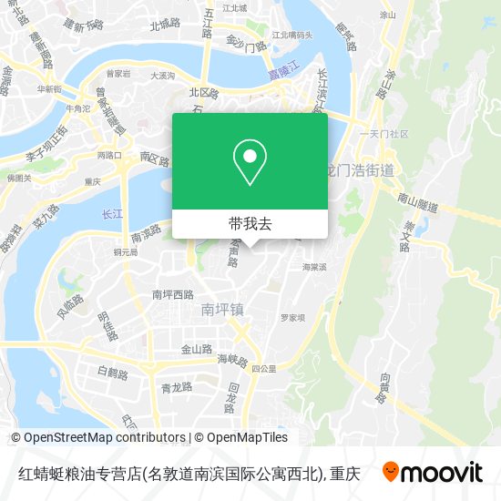 红蜻蜓粮油专营店(名敦道南滨国际公寓西北)地图