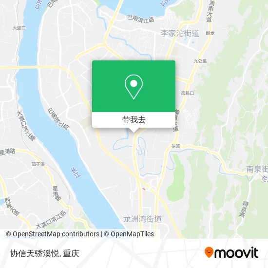 协信天骄溪悦地图