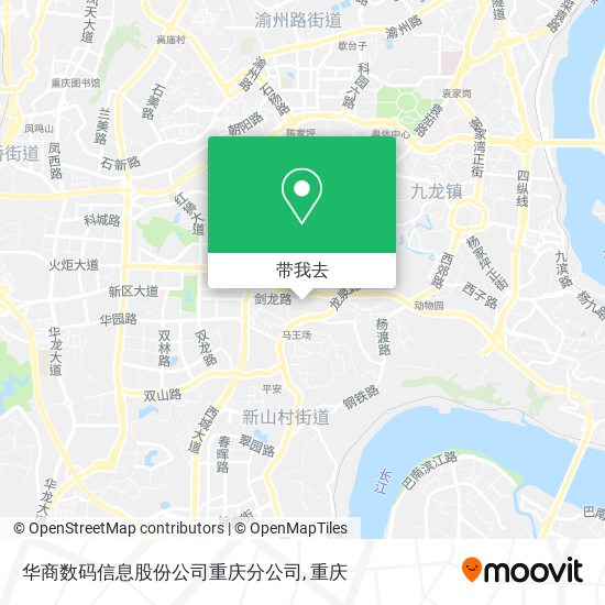 华商数码信息股份公司重庆分公司地图