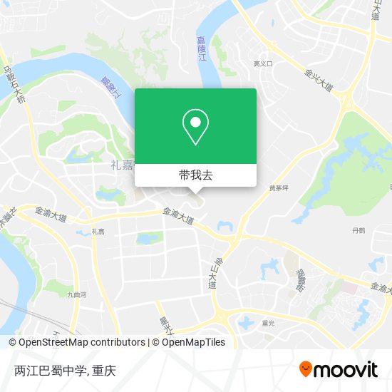 两江巴蜀中学地图