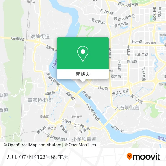 大川水岸小区123号楼地图