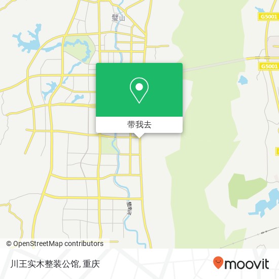 川王实木整装公馆地图