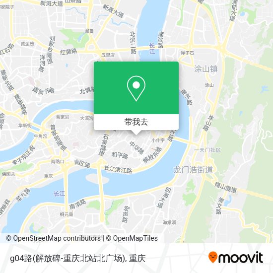 g04路(解放碑-重庆北站北广场)地图