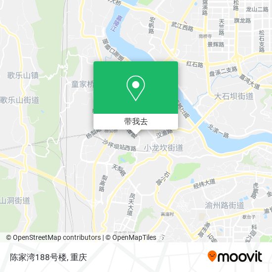 陈家湾188号楼地图