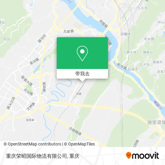 重庆荣昭国际物流有限公司地图