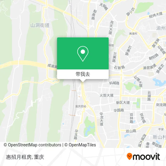 惠招月租房地图