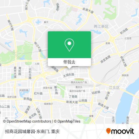 招商花园城馨园-东南门地图