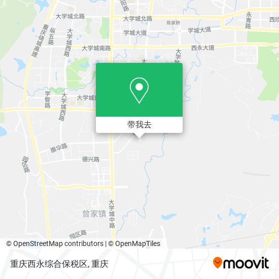 重庆西永综合保税区地图