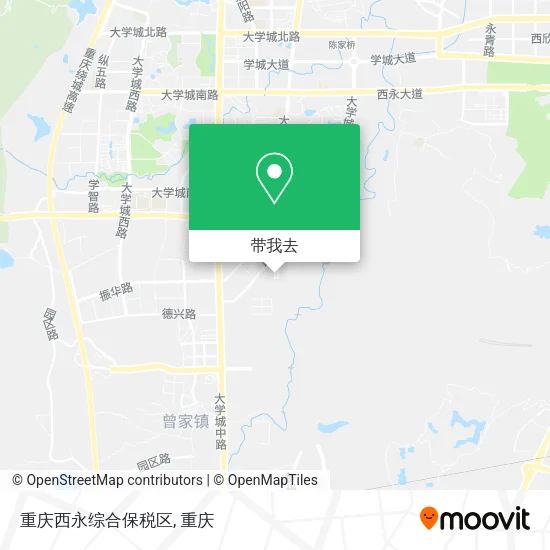 重庆西永综合保税区地图