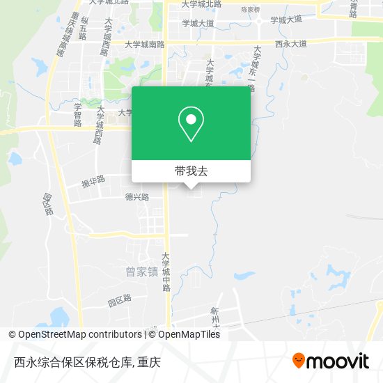 西永综合保区保税仓库地图