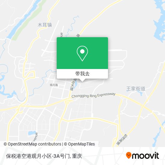 保税港空港观月小区-3A号门地图