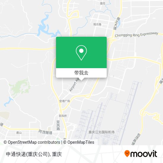 申通快递(重庆公司)地图