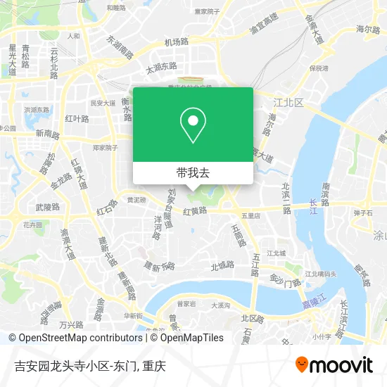 吉安园龙头寺小区-东门地图
