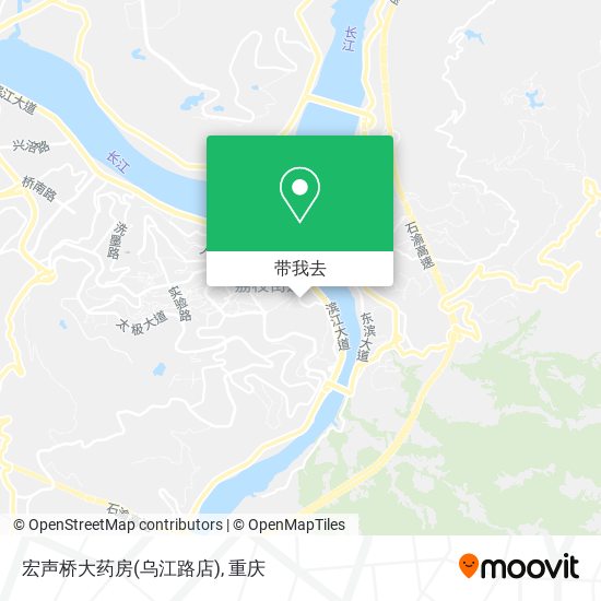 宏声桥大药房(乌江路店)地图
