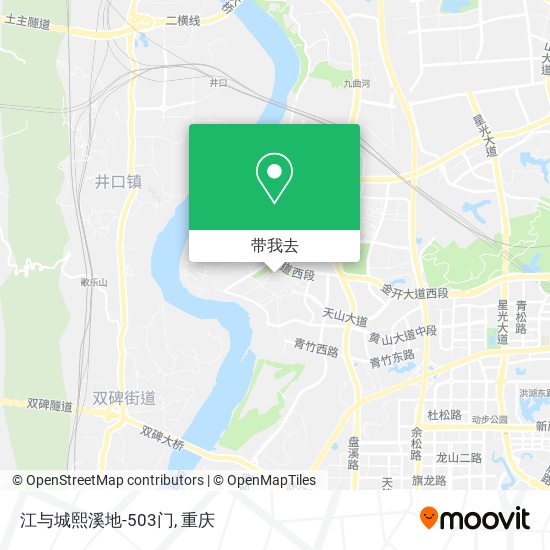 江与城熙溪地-503门地图
