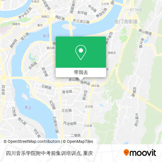 四川音乐学院附中考前集训培训点地图