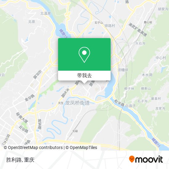 胜利路地图