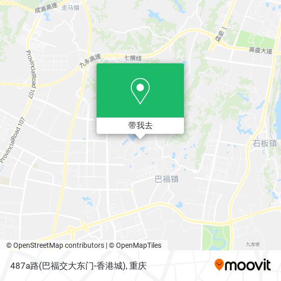 487a路(巴福交大东门-香港城)地图