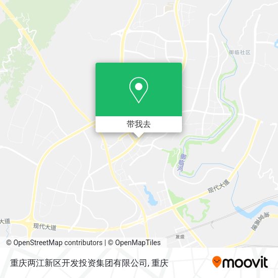 重庆两江新区开发投资集团有限公司地图