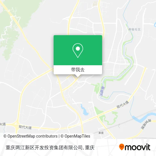重庆两江新区开发投资集团有限公司地图