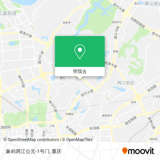 象屿两江公元-1号门地图