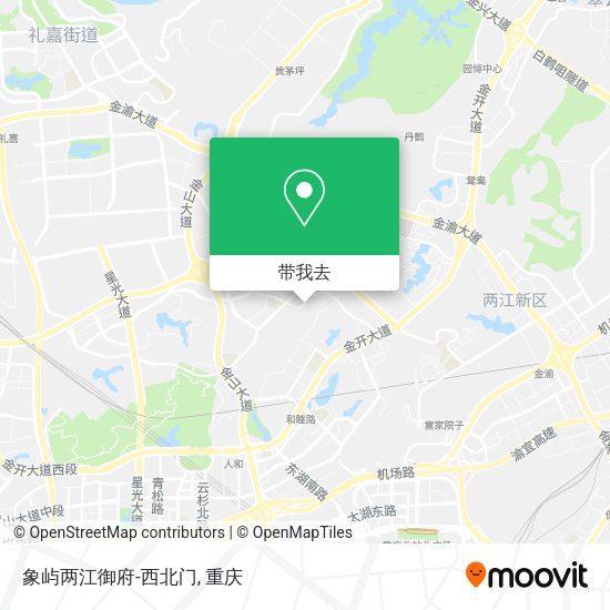 象屿两江御府-西北门地图