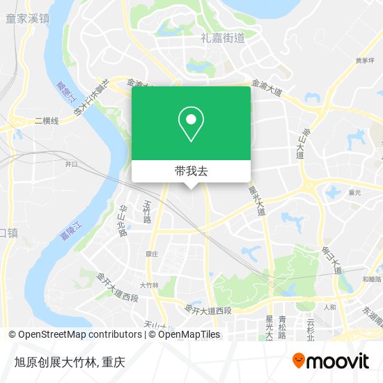 旭原创展大竹林地图