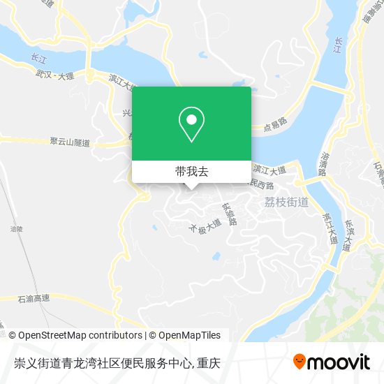 崇义街道青龙湾社区便民服务中心地图