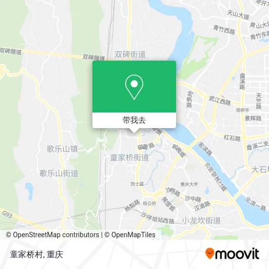 童家桥村地图