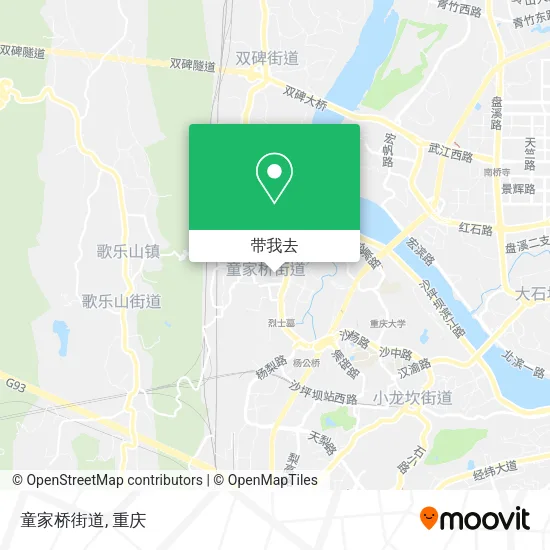 童家桥街道地图