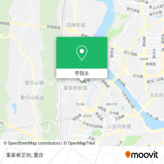 童家桥正街地图