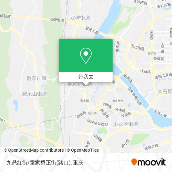 九鼎红街/童家桥正街(路口)地图