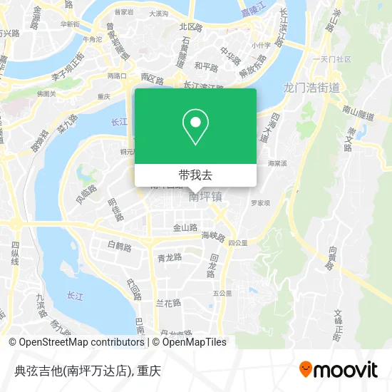 典弦吉他(南坪万达店)地图