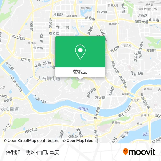 保利江上明珠-西门地图